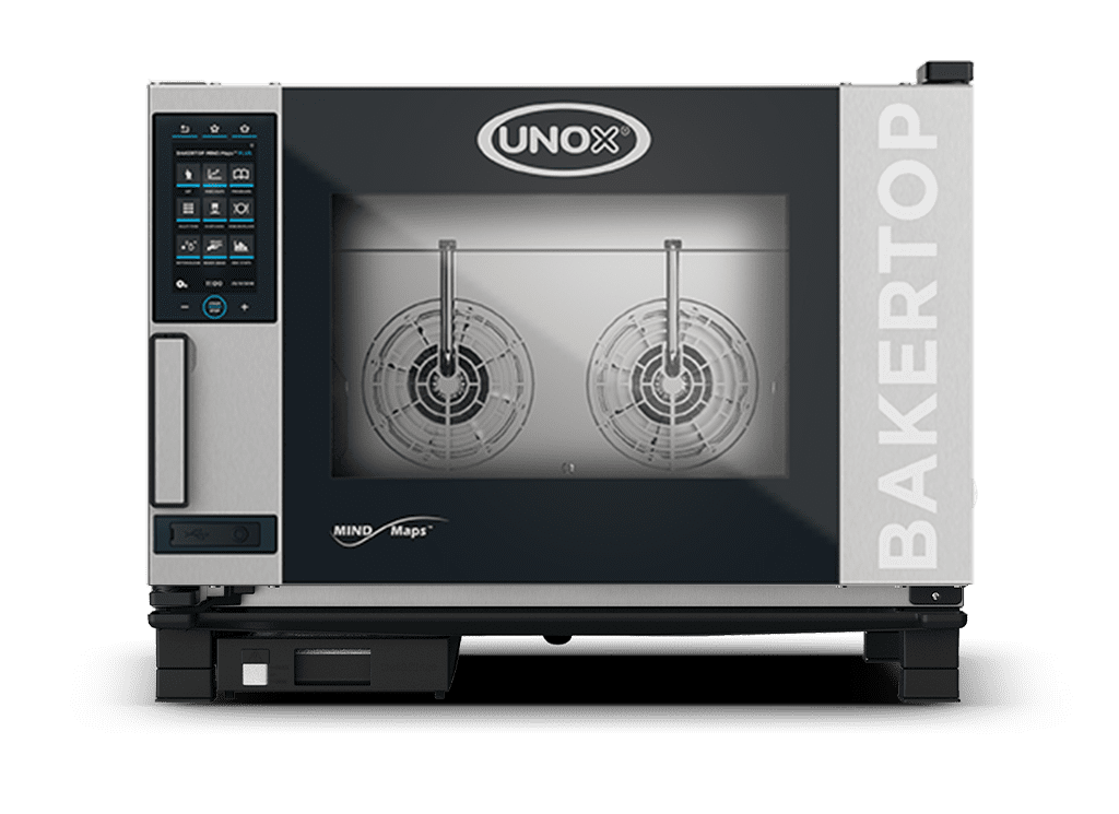 UNOX XEBC-04EU-EPLM BAKERTOP MIND.Maps PLUS Combi Steamer 4 Tray 600x400 Electric Hinged Right