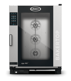 UNOX XEBC-10EU-EPLM BAKERTOP MIND.Maps™ PLUS Countertop Combi Oven 10 600x400 trays Electric Right Hinge