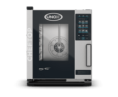 UNOX XECC-0513-EPRM-MS CHEFTOP MIND.Maps™ PLUS COMPACT Countertop Combi Oven 5 GN 1/1 trays Electric Right-Opening Door