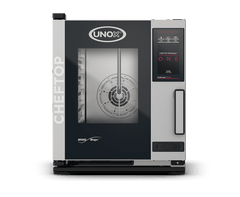 UNOX XECC-0523-E1RM CHEFTOP MIND.Maps™ ONE COMPACT Countertop Combi Oven 5 GN 2/3 trays Electric Left Hinge