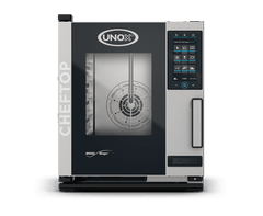 UNOX XECC-0523-EPRM CHEFTOP MIND.Maps™ PLUS COMPACT Countertop Combi Oven 5 GN 2/3 trays Electric Left Hinge