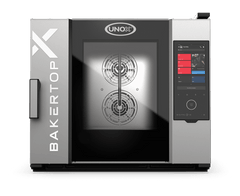 UNOX XELA-05EU-EXLS-ET BAKERTOP-X™ Countertop Combi Oven 5 600x400 trays Electric Right Hinge