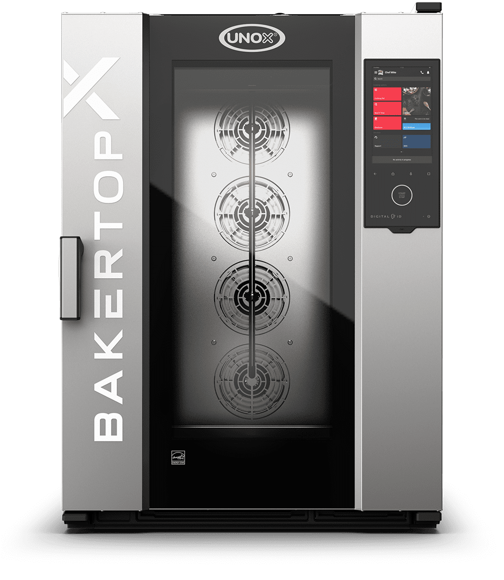 UNOX XELA-10EU-EXLS-ET BAKERTOP-X™ Countertop Combi Oven 10 600x400 trays Electric Right Hinge