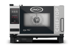 UNOX XEVC-0311-E1RM CHEFTOP MIND.Maps™ ONE Countertop Combi Oven 3 GN 1/1 trays Electric Left Hinge