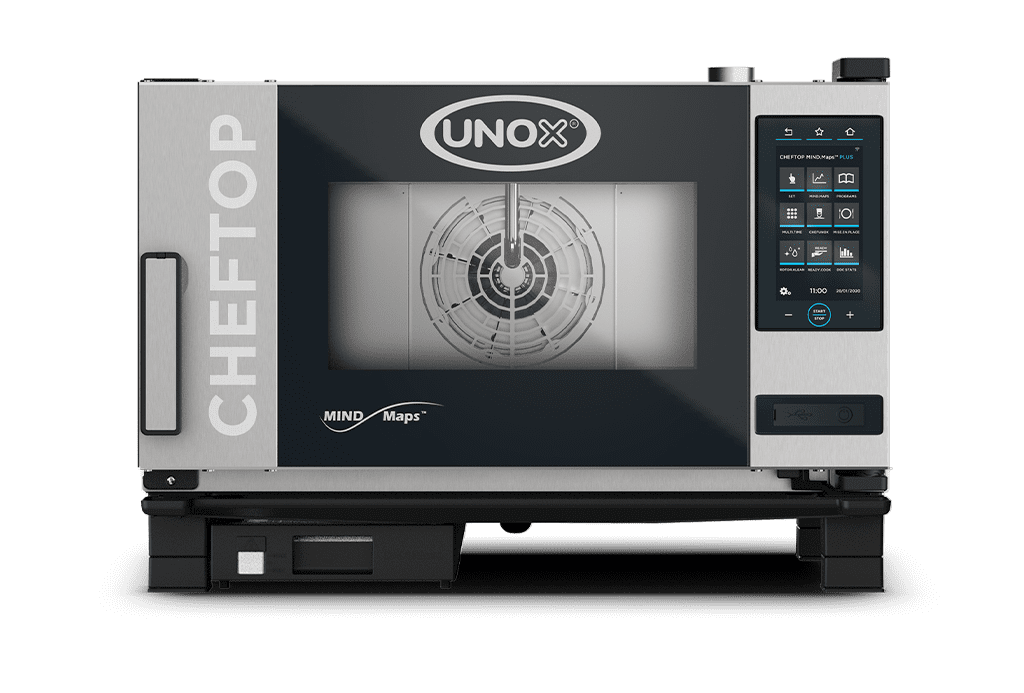 UNOX XEVC-0311-EPLM CHEFTOP MIND.Maps PLUS Combi Steamer 3 Tray GN 1/1 Electric Hinged Right
