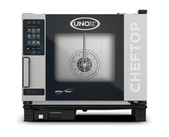 UNOX XEVC-0511-GPLM-MS CHEFTOP MIND.Maps™ PLUS Countertop Combi Oven 5 GN 1/1 trays Gas Right Hinge