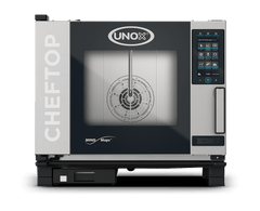 UNOX XEVC-0511-GPRM-MS CHEFTOP MIND.Maps™ PLUS Countertop Combi Oven 5 GN 1/1 trays Gas Left Hinge