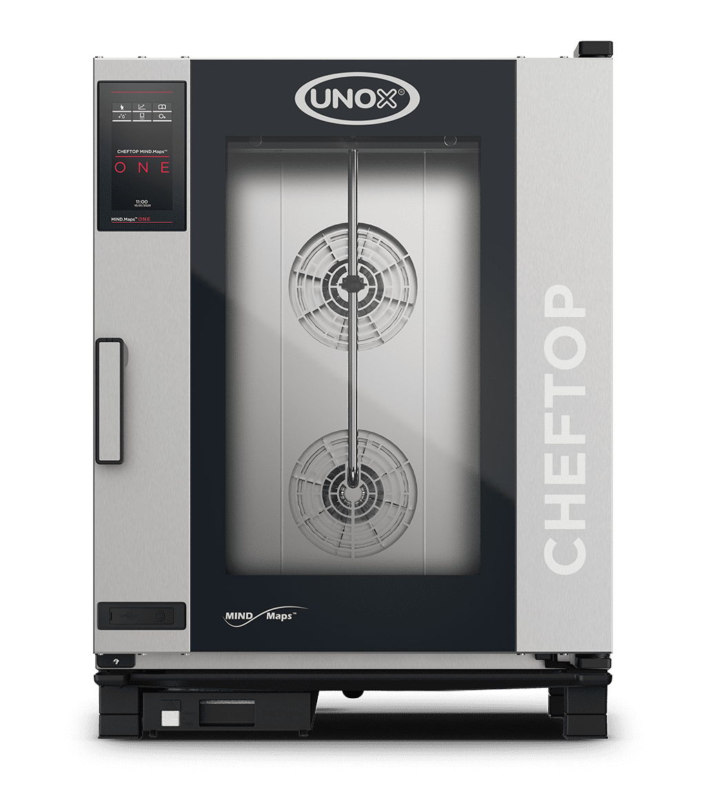 UNOX XEVC-1011-E1LM CHEFTOP MIND.Maps™ ONE Countertop Combi Oven 10 GN 1/1 trays Electric Right Hinge