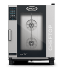 UNOX XEVC-1011-GPLM-MS CHEFTOP MIND.Maps PLUS Combi Steamer 10 Tray GN 1/1 Gas Hinged Right