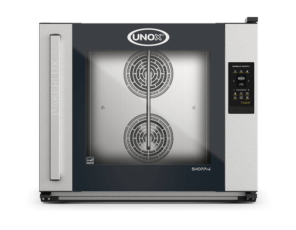 UNOX XEFR-06EU-ETLV BAKERLUX SHOP.Pro™ TOUCH Convection Oven With Humidity 6 600x400 trays Electric Right Hinge