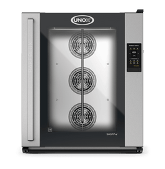 UNOX XEFR-10EU-ETLV BAKERLUX SHOP.Pro™ TOUCH Convection Oven With Humidity 10 600x400 trays Electric Right Hinge