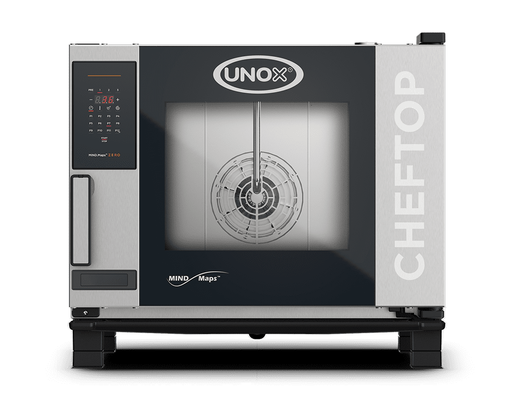UNOX XEVC-0511-EZLM-LP CHEFTOP MIND.Maps ZERO LP Combi Steamer 5 Tray GN 1/1 Electric Low Power Hinged Right