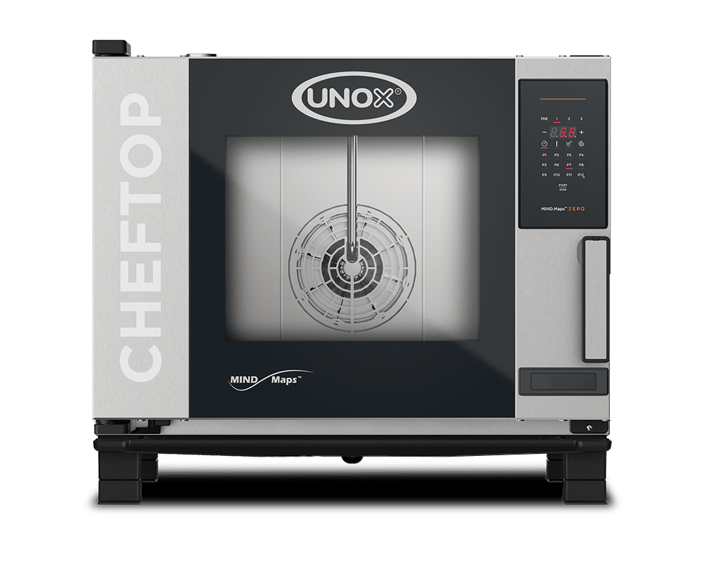 UNOX XEVC-0511-EZRM-LP CHEFTOP MIND.Maps™ ZERO Countertop Combi Oven 5 GN 1/1 trays Electric Left Hinge