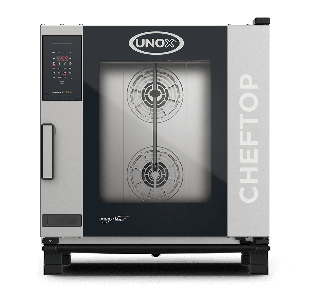 UNOX XEVC-0711-EZLM CHEFTOP MIND.Maps ZERO Combi Steamer 7 Tray GN 1/1 Electric Hinged Right