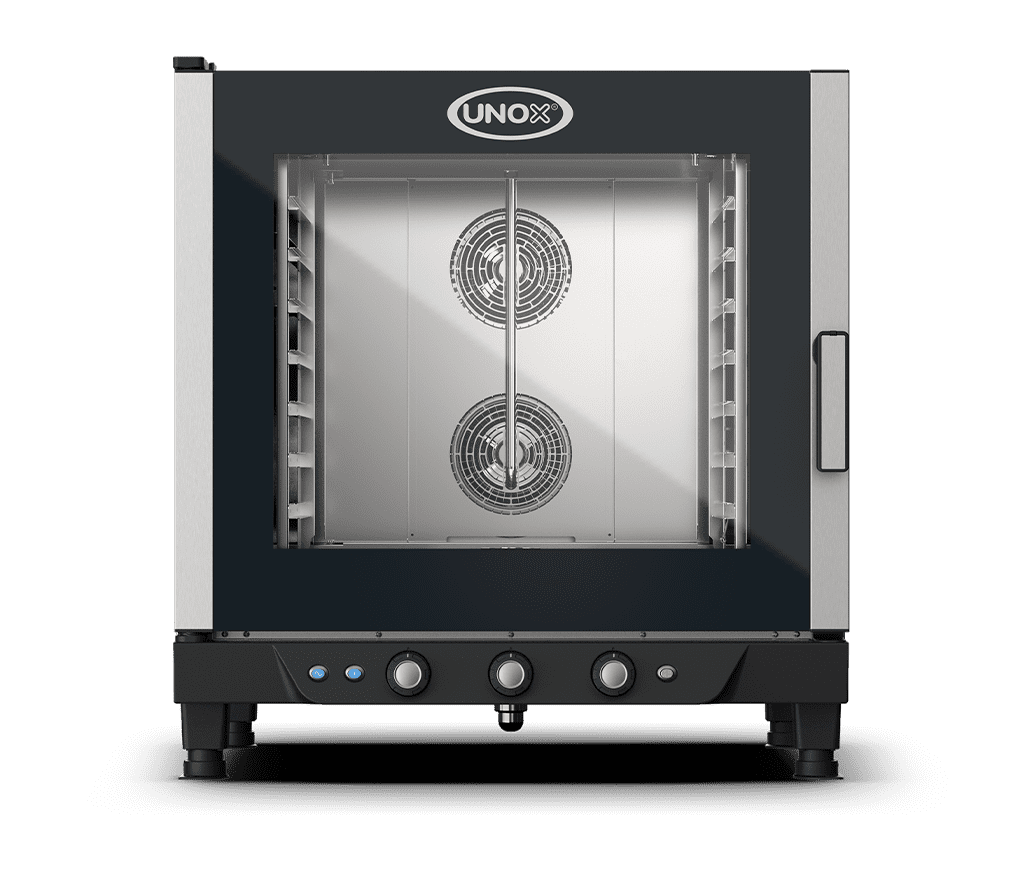 UNOX XV593 CHEFLUX™ MANUAL Convection Oven With Humidity 7 GN 1/1 trays Electric Left Hinge