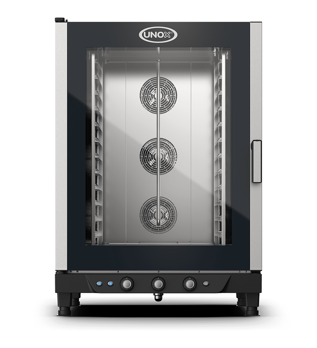 UNOX XV893 CHEFLUX™ MANUAL Convection Oven With Humidity 12 GN 1/1 trays Electric Left Hinge