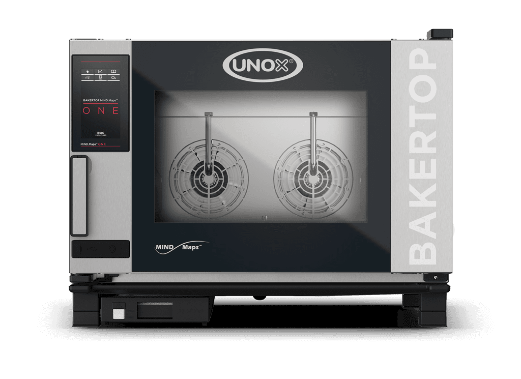 UNOX XEBC-04EU-E1LM BAKERTOP MIND.Maps™ ONE Countertop Combi Oven 4 600x400 trays Electric Right Hinge