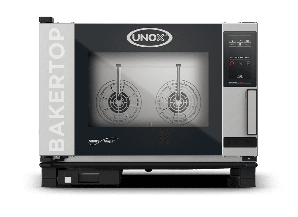 UNOX XEBC-04EU-E1RM BAKERTOP MIND.Maps™ ONE Countertop Combi Oven 4 600x400 trays Electric Left Hinge