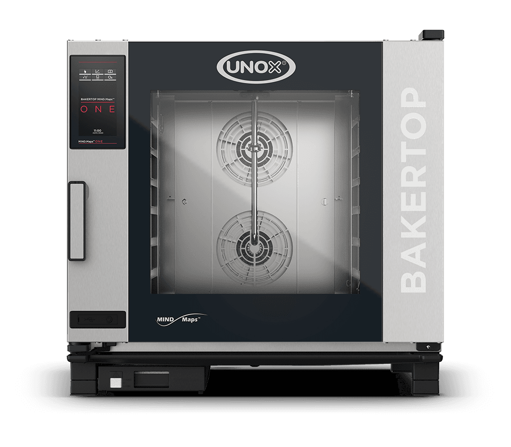 UNOX XEBC-06EU-E1LM BAKERTOP MIND.Maps™ ONE Countertop Combi Oven 6 600x400 trays Electric Right Hinge
