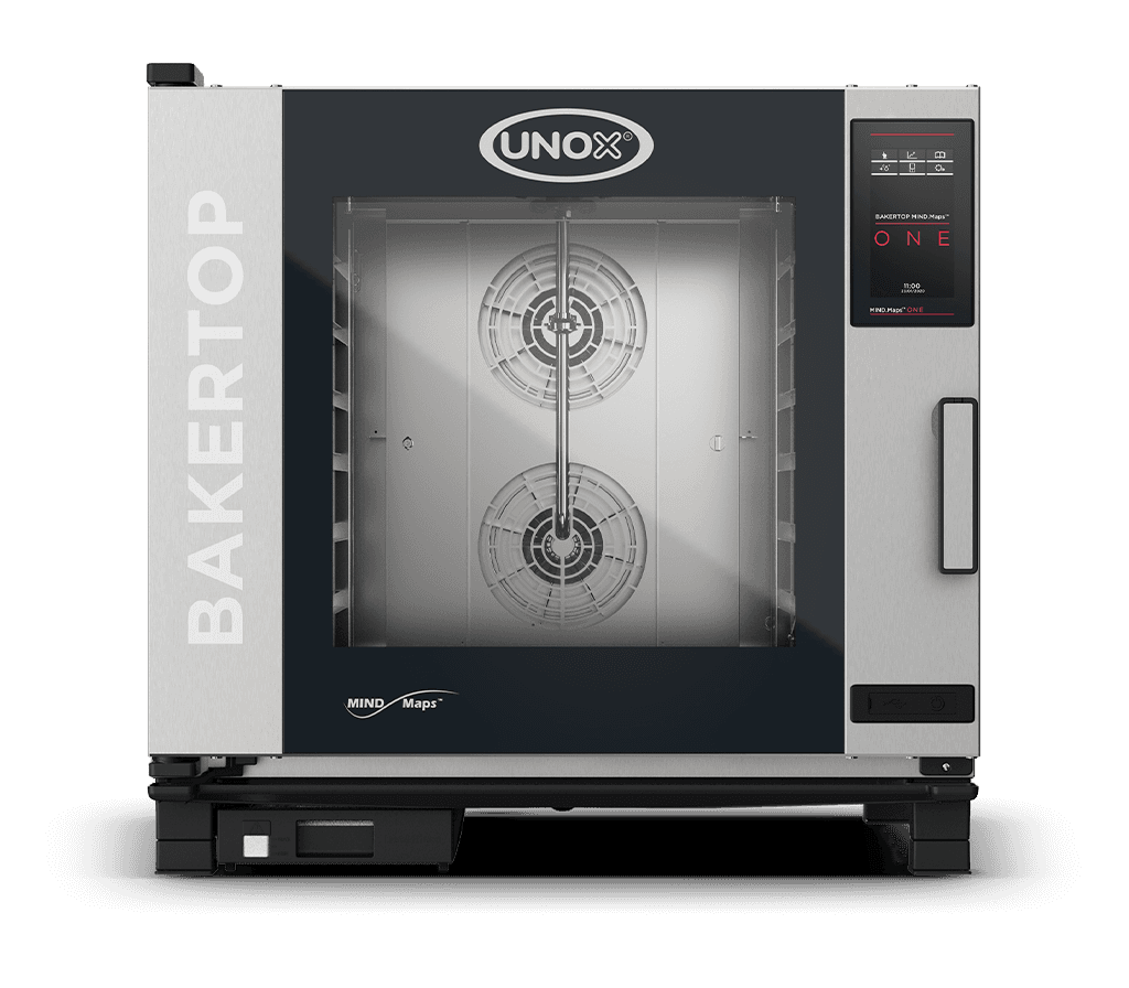 UNOX XEBC-06EU-E1RM BAKERTOP MIND.Maps™ ONE Countertop Combi Oven 6 600x400 trays Electric Left Hinge
