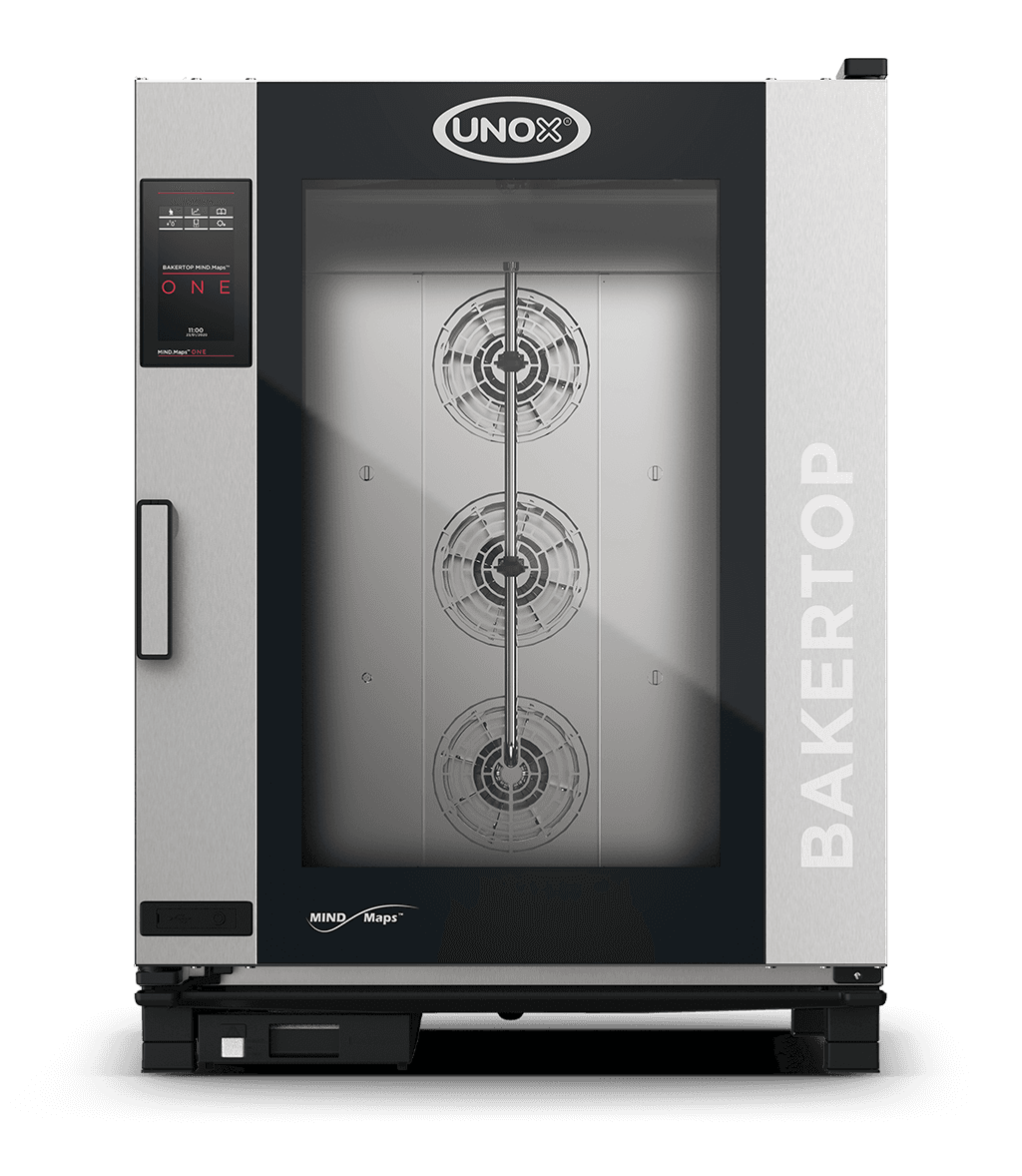 UNOX XEBC-10EU-E1LM BAKERTOP MIND.Maps™ ONE Countertop Combi Oven 10 600x400 trays Electric Right Hinge