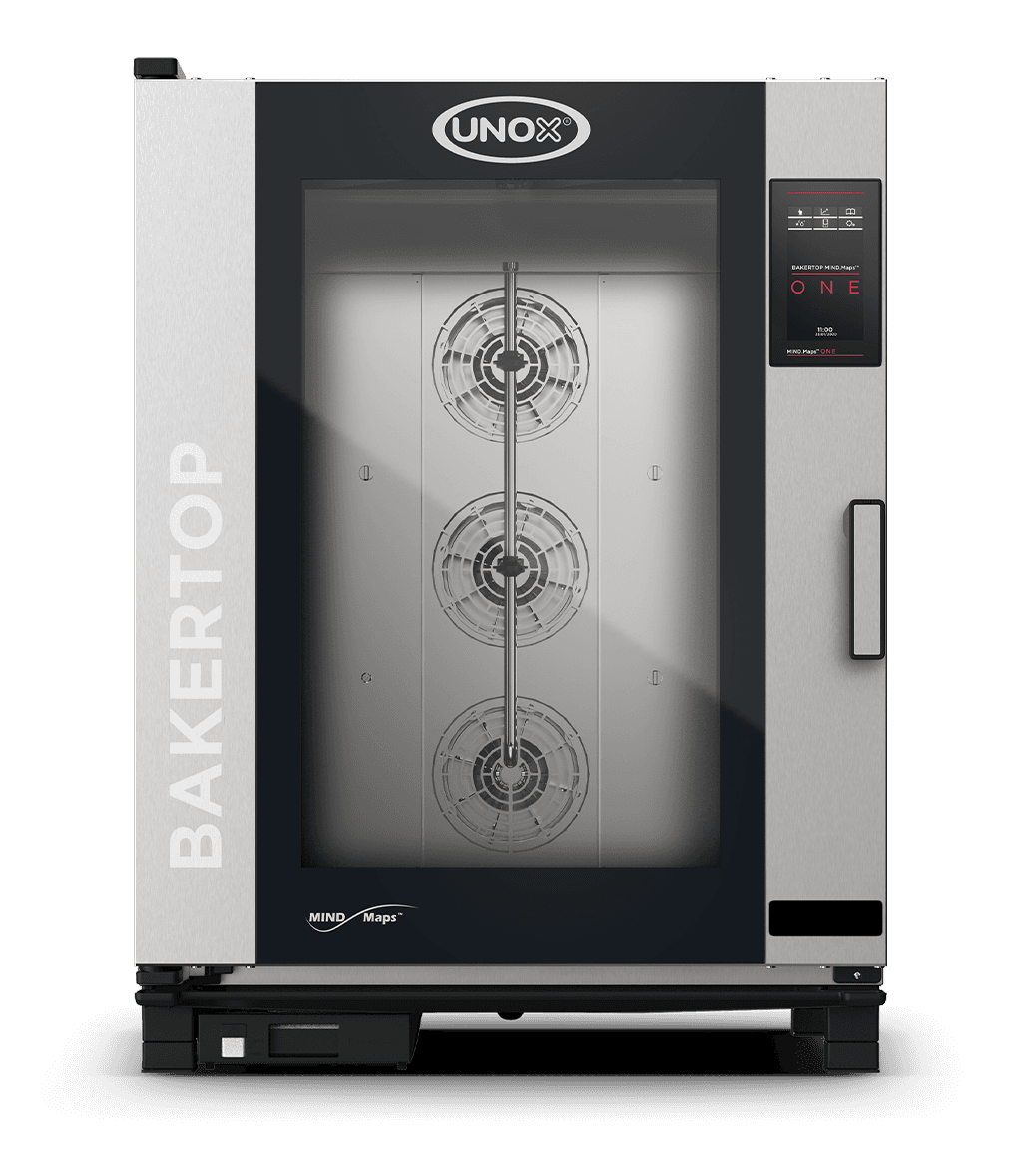 UNOX XEBC-10EU-E1RM BAKERTOP MIND.Maps ONE Combi Steamer 10 Tray 600x400 Electric Hinged Left