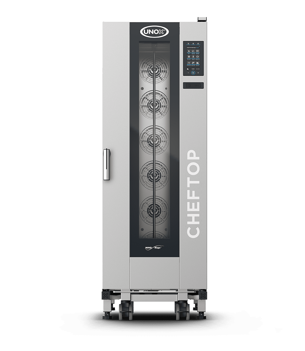 UNOX XECL-2013-YPLS CHEFTOP MIND.Maps PLUS BIG COMPACT Combi Steamer 20 Tray GN 1/1 Electric Hinged Right