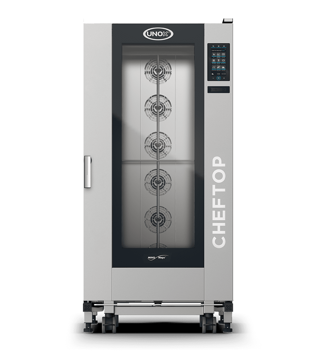 UNOX XEVL-2011-YPLS CHEFTOP MIND.Maps™ BIG PLUS Trolley Combi Oven 20 GN 1/1 trays Electric Right Hinge
