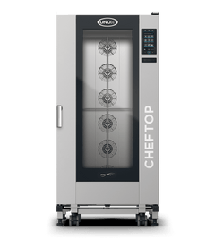 UNOX XEVL-2021-GPLS CHEFTOP MIND.Maps PLUS BIG Combi Steamer 20 Tray GN 2/1 Gas Hinged Right