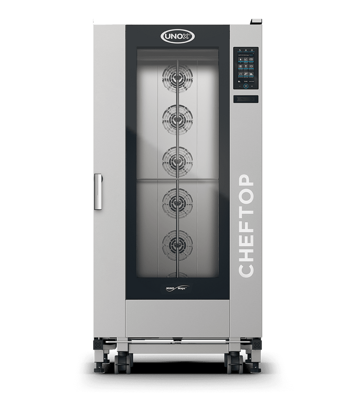 UNOX XEVL-2021-YPLS CHEFTOP MIND.Maps™ BIG PLUS Trolley Combi Oven 20 GN 2/1 trays Electric Right Hinge