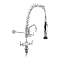 Compact Dual Bench Mount Pre-Rinse with 6" Pot Filler - T-3M53015-C