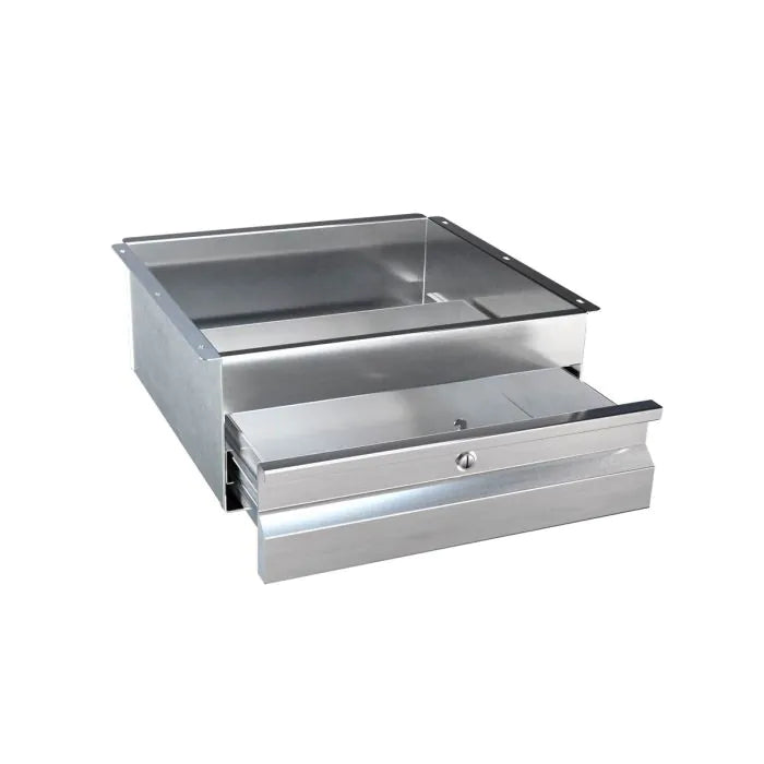 Compact Stainless Steel Drawer With Lock - SS CDRAWER-L