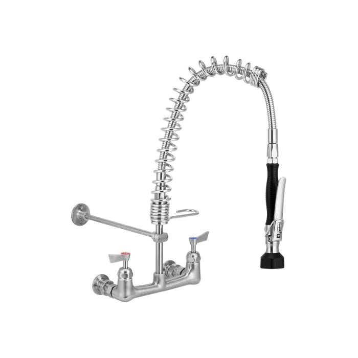 Compact Stainless Steel Exposed Wall Mounted Pre Rinse Unit - T-3M53430-C