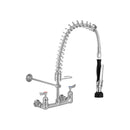 Compact Stainless Steel Exposed Wall Mounted Pre Rinse Unit - T-3M53430-C