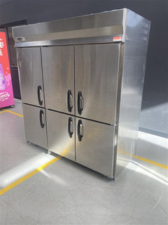 PANASONIC SRR-1881HP 1669L UPRIGHT 3 DOOR SPLIT PILLARLESS CHILLER REFRIGERATOR