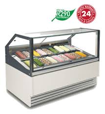 Exquisite IC18T – 18 Tubs Ice Cream Scooping Freezer