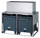 Brema DRB100 Modular Ice Storage Bin with x 2 108kgTrolleys