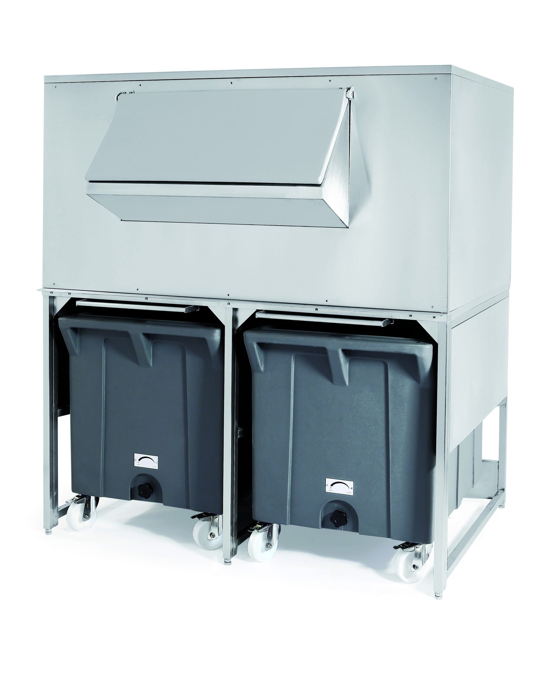 Brema DRB500 Ice Storage Bin with Trolleys 300kg Storage & 2 x 108kg Trolleys
