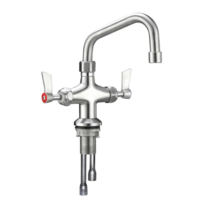 Dual Bench Mount Body with 6" Spout - T-3MDH06
