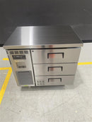 TURBO AIR KUF9-3D-3 Undercounter 3 Drawer Freezer