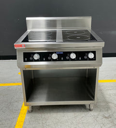 Electmax - EIC7-800P - Four-Burner Induction Cooker with Splashback