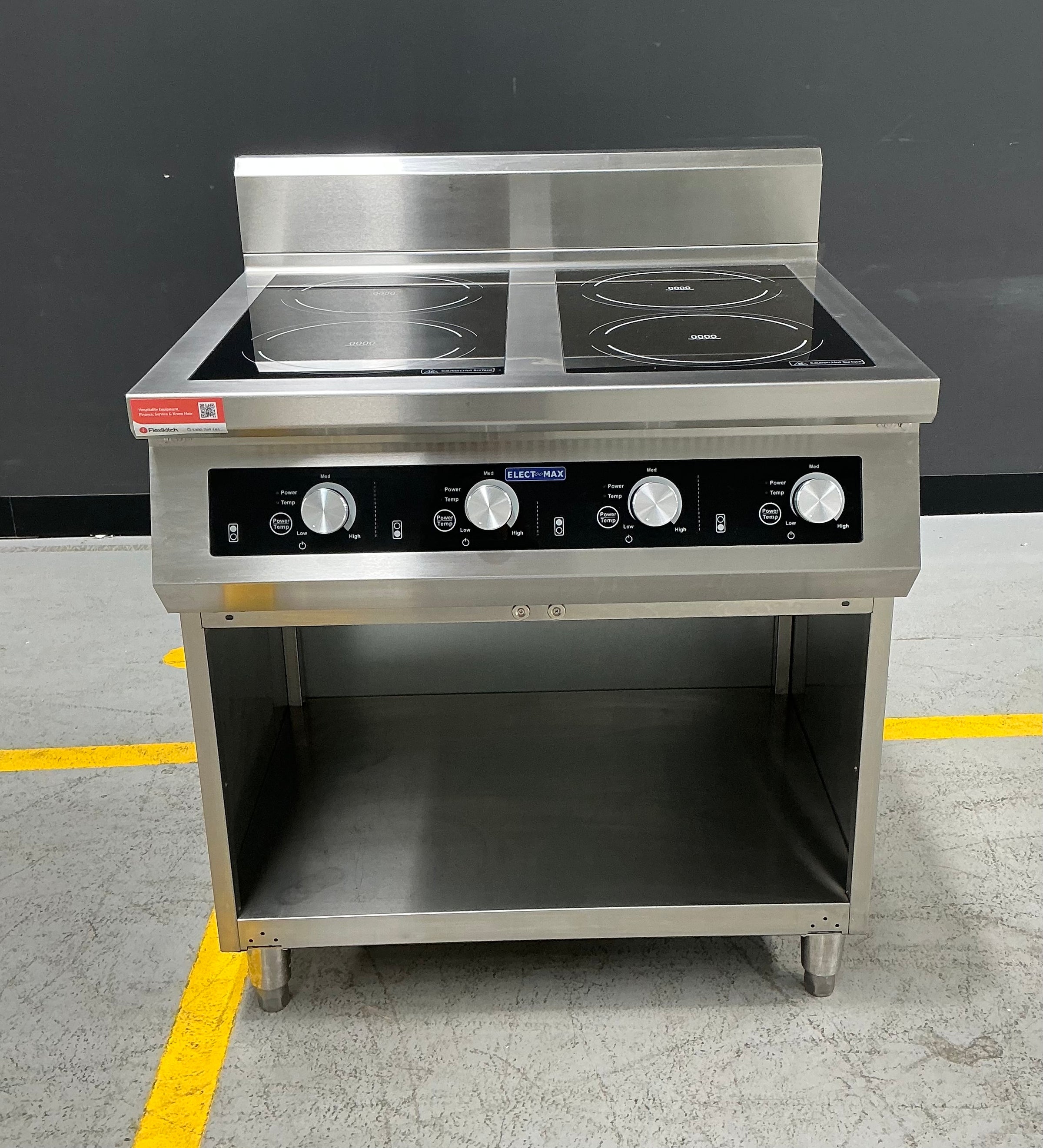 Electmax - EIC7-800P - Four-Burner Induction Cooker with Splashback