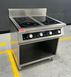 Electmax - EIC7-800P - Four-Burner Induction Cooker with Splashback