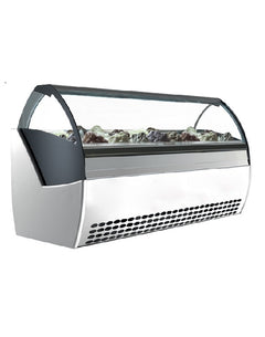 Easy Best Gelato Case Curved Glass EASY EVO G12