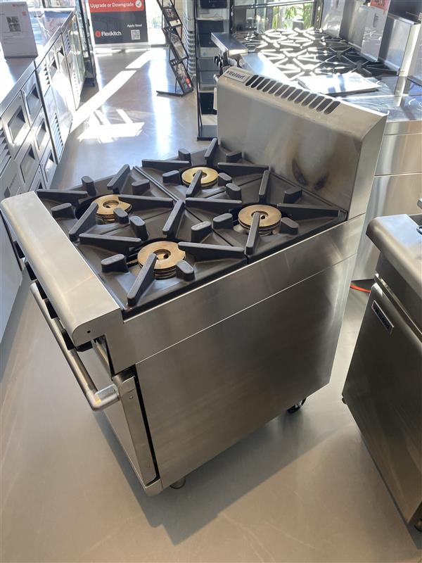 RN8410GF-N Waldorf 600mm gas oven range - 4 open burner - Demo Unit