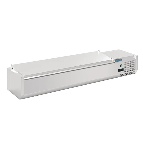 Polar - FA855-A - G-Series Countertop Prep Fridge with Lid 7x 1/4GN