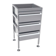 Freestanding Stainless Steel Drawer Unit (3 drawers) - AB-3DRAW