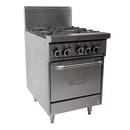 Garland - GF24-4L-NG - Restaurant Range 600mm Wide 4 Open Burner w Oven