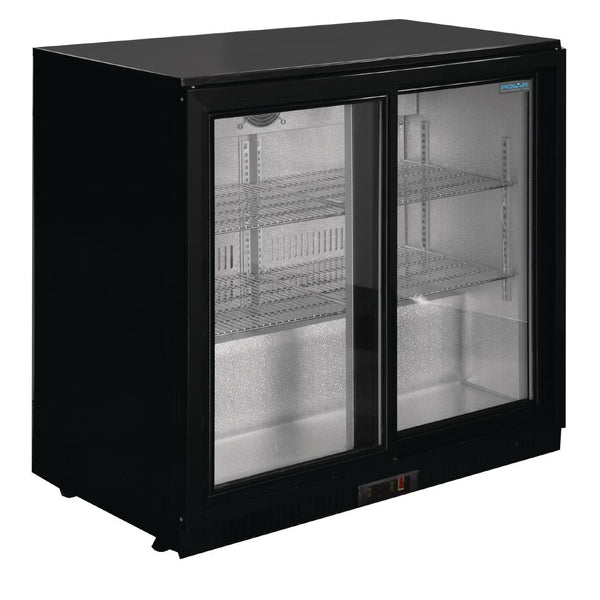 Polar G-Series Back Bar Cooler with 2 Sliding Doors 208Ltr