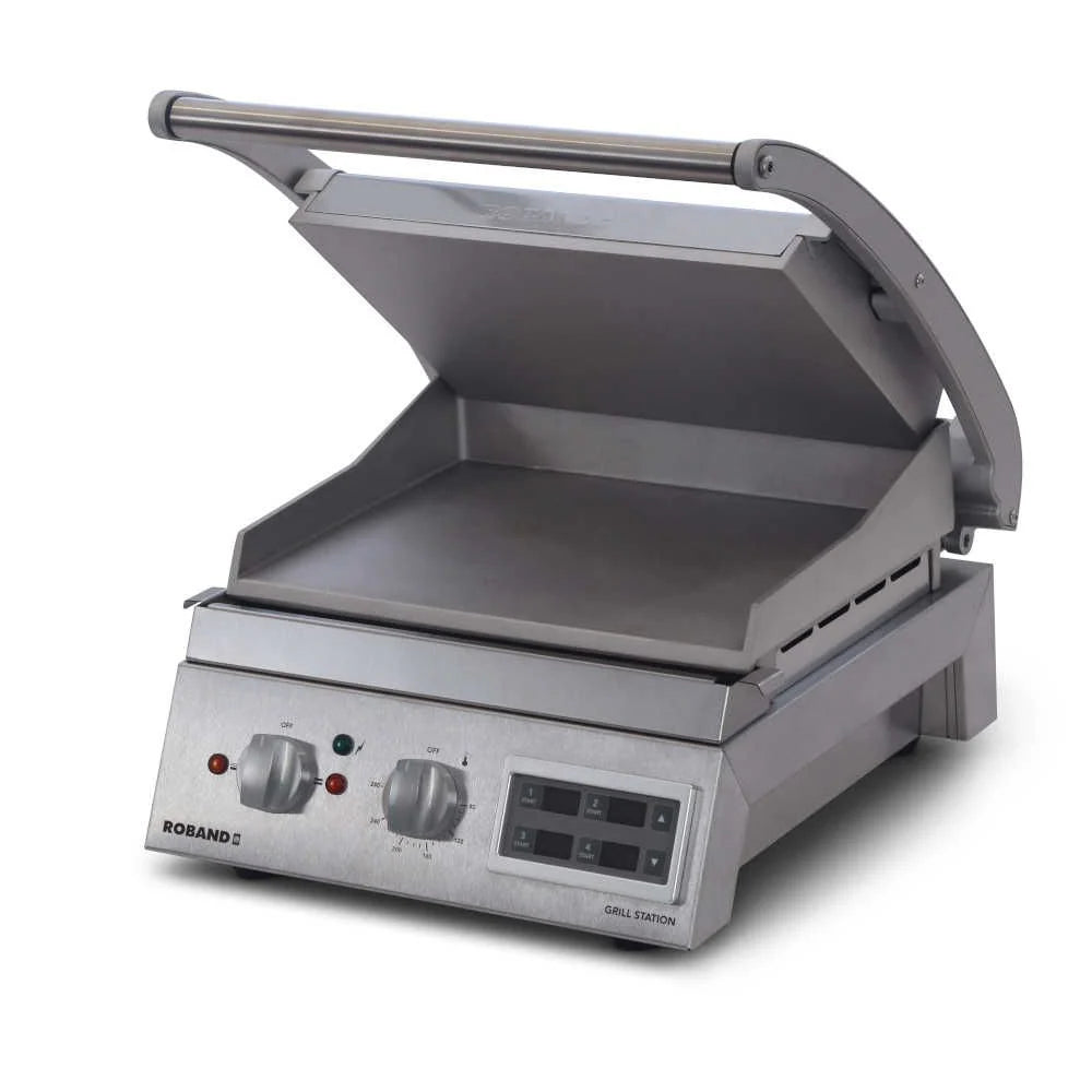 Roband Grill Station Electronic Timer 6 slice, smooth plates 10Amp